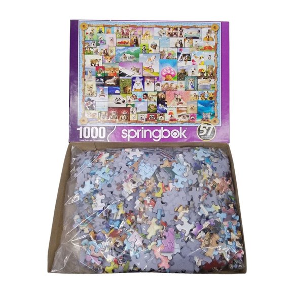 Springbok Jigsaw Puzzle Animal Quackers 1000 Piece - Picture 3 of 7